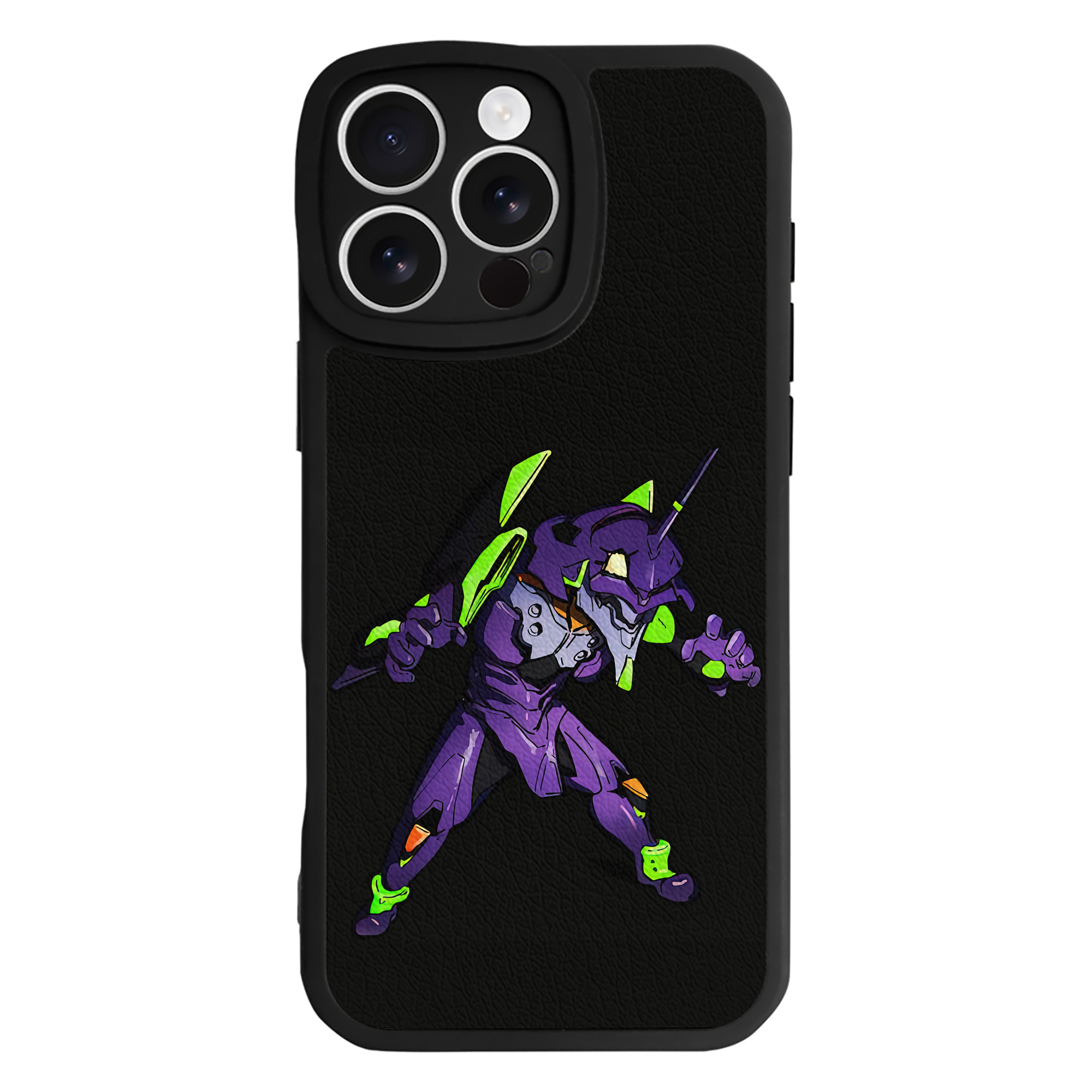 （画像用） EVA 新世紀エヴァンゲリオン 【iPhone 16シリーズ対応】シリコンスマホケース（レザー調） 材質：シリコン
